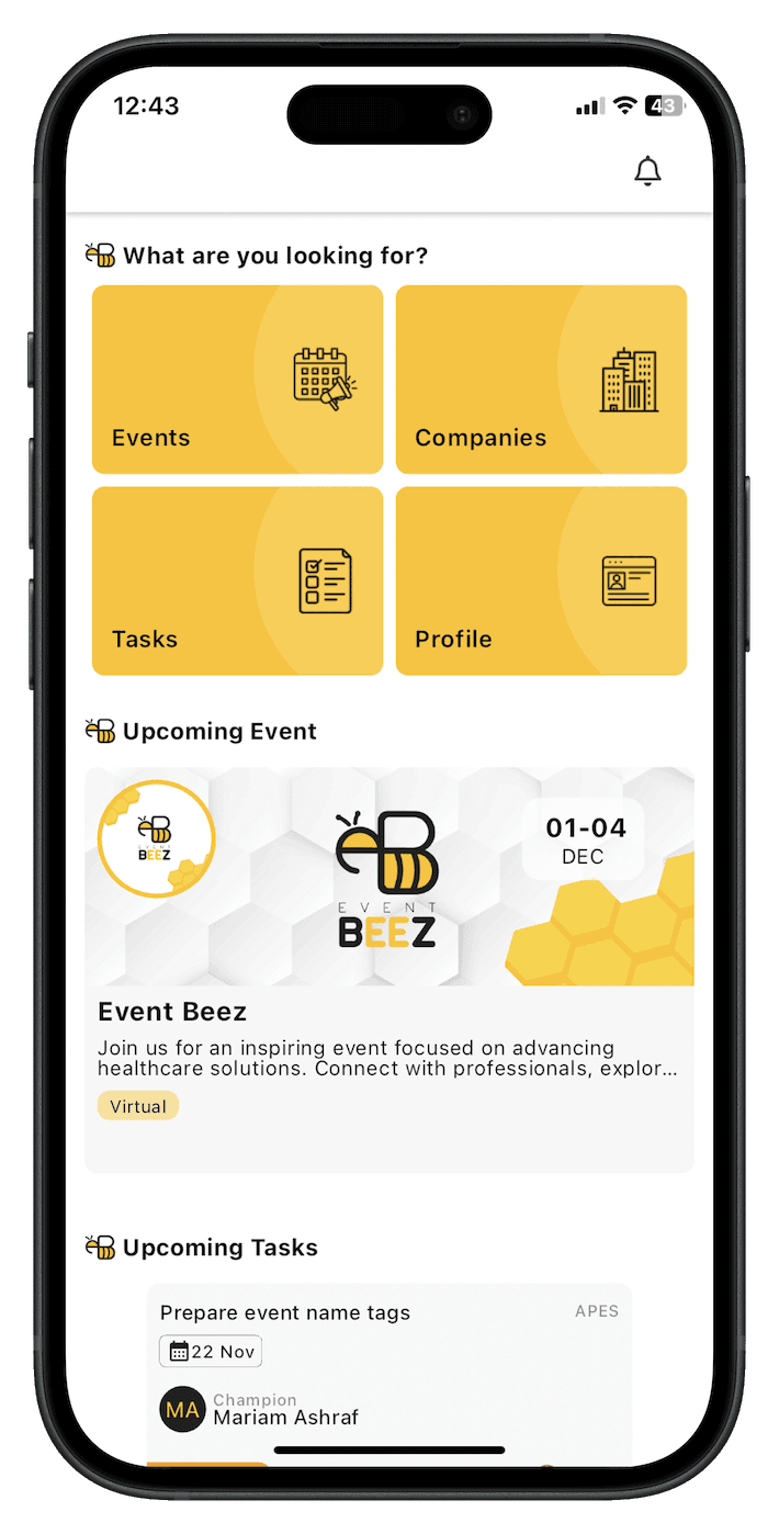 Event App Interface